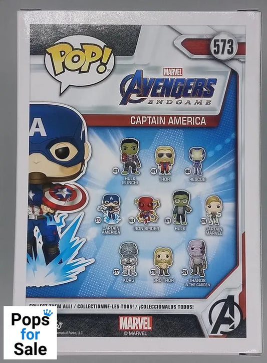#573 Captain America Mj�lnir & Broken Shield Marvel Avengers Funko POP