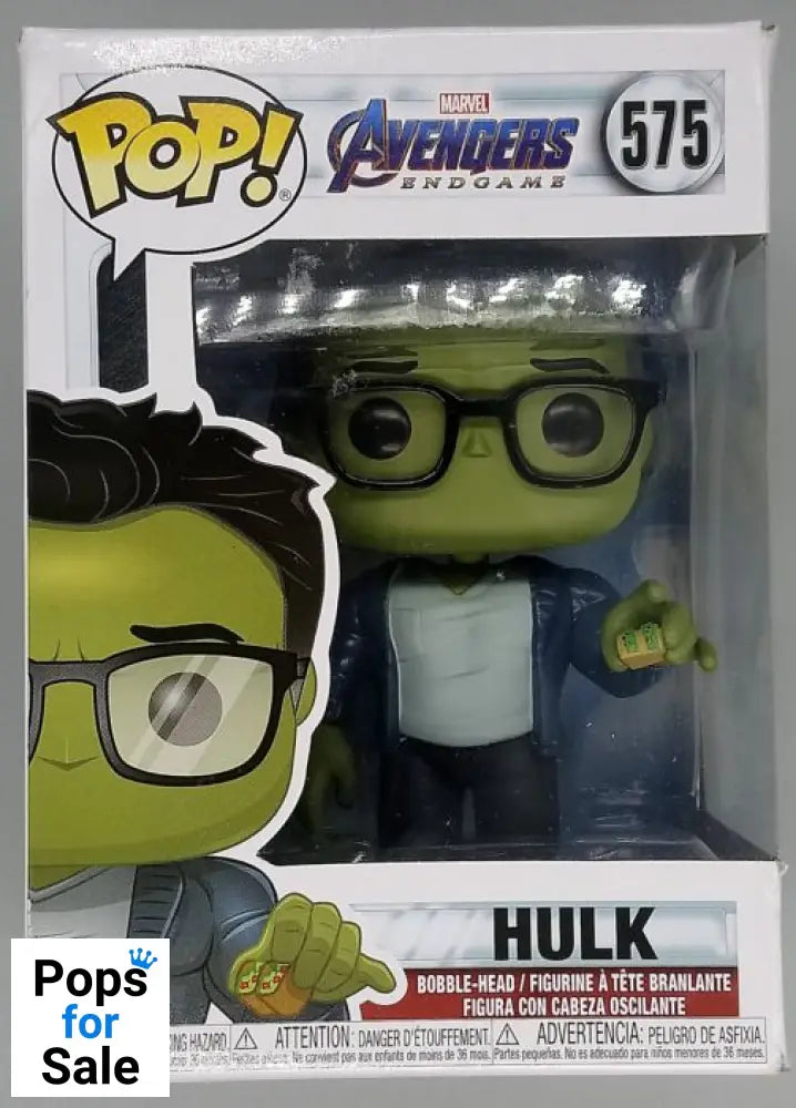 575 Hulk (Casual w/ Tacos) Marvel Avengers Funko POP - Box Damaged