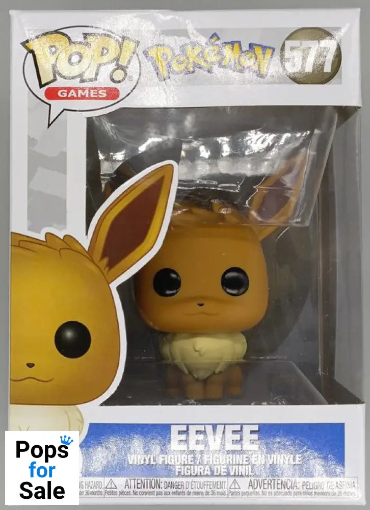 #577 Eevee - Pokemon - Box Damaged Funko POP