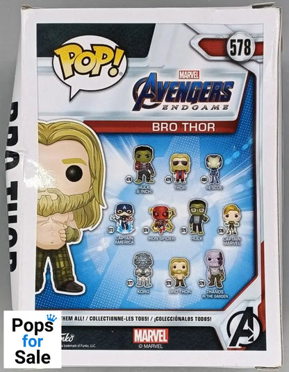 #578 Bro Thor - Marvel Avengers Endgame - Box Damaged Funko POP