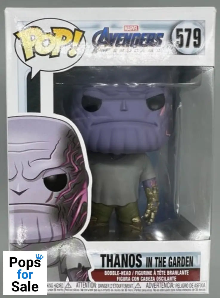 #579 Thanos (in the Garden) - Marvel Avengers Endgame Box Damaged Funko POP