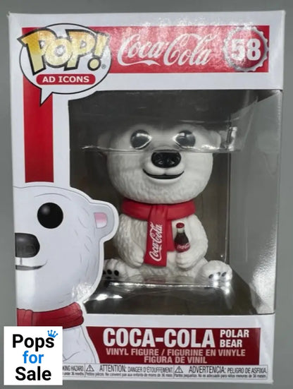 #58 Coca-Cola (Polar Bear) - Ad Icons - Box Damaged Funko POP