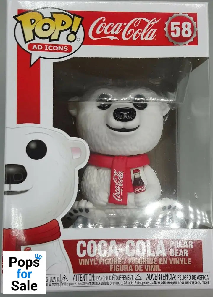 #58 Coca-Cola (Polar Bear) - Ad Icons Funko POP