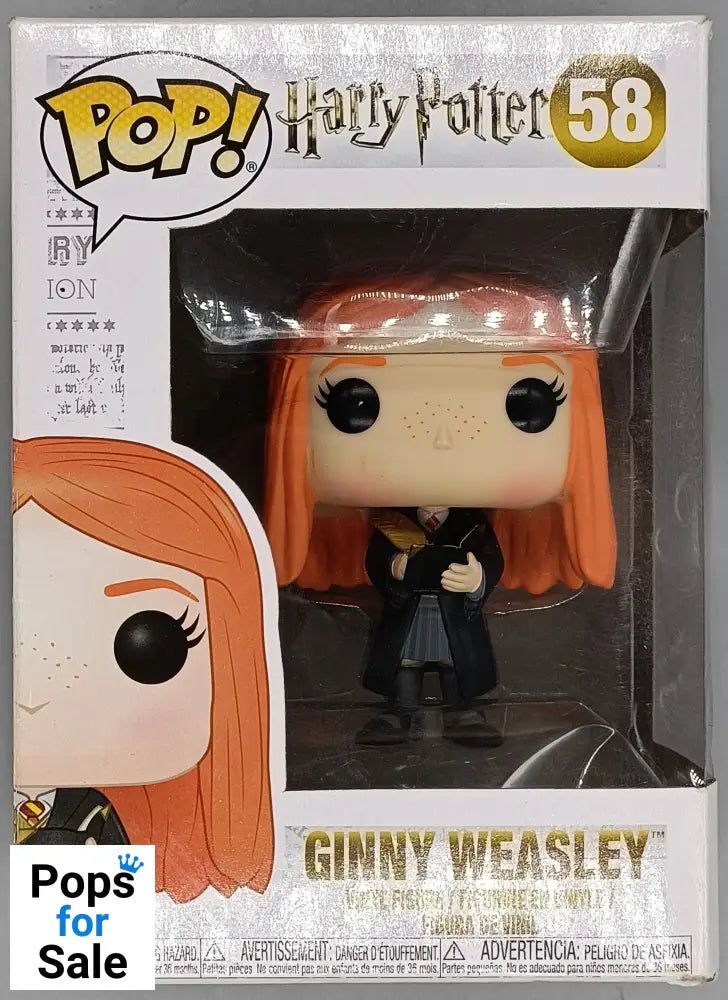 58 Ginny Weasley (w/ Diary) - Harry Potter - Funko POP - Box Damaged