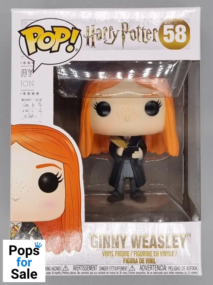 58 Ginny Weasley (w/ Diary) - Harry Potter - Funko POP - Box Damaged