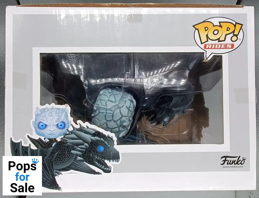 58 Night King & Icy Viserion Glow Game of Thrones Funko POP - Box Damaged