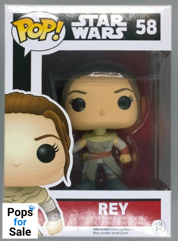 58 Rey - Star Wars The Force Awakens Funko POP
