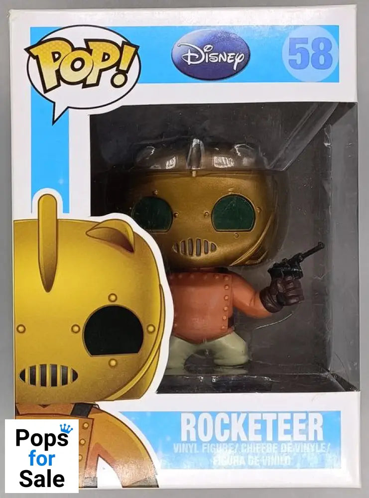 #58 Rocketeer - Disney - Box Damaged Funko POP