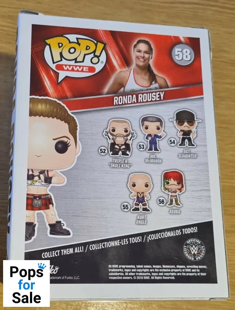 #58 Ronda Rousey - WWE Funko POP