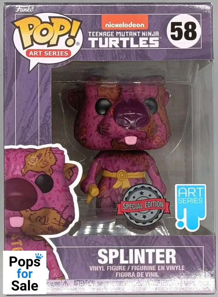 #58 Splinter - Art Series - Teenage Mutant Ninja Turtles Funko POP