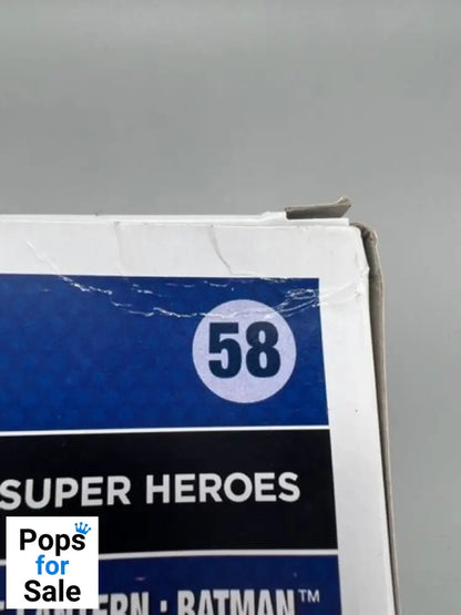 #58 White Lantern: Batman - DC Super Heroes - Box Damaged Funko POP