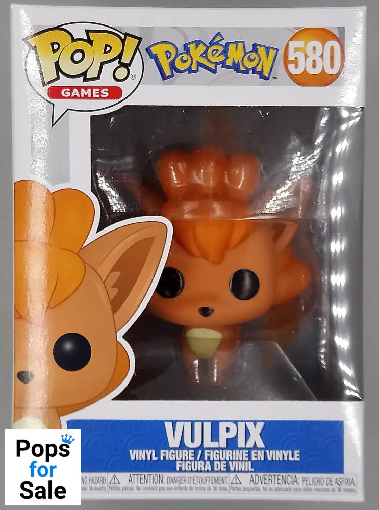 #580 Vulpix - Pokemon - Brand New Funko POP in Protector