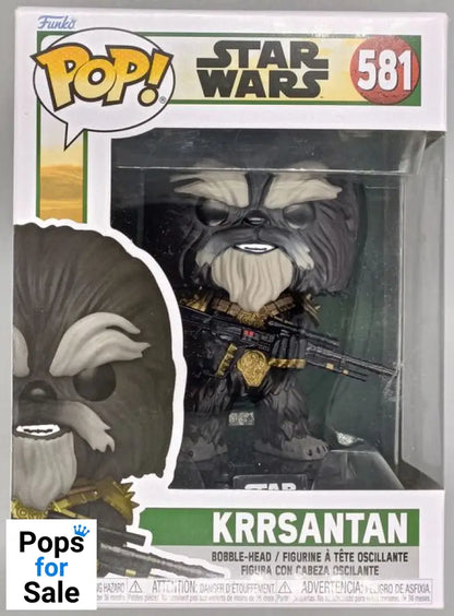581 Krrsantan Star Wars The Book Of Boba Fett - Funko POP - Box Damaged