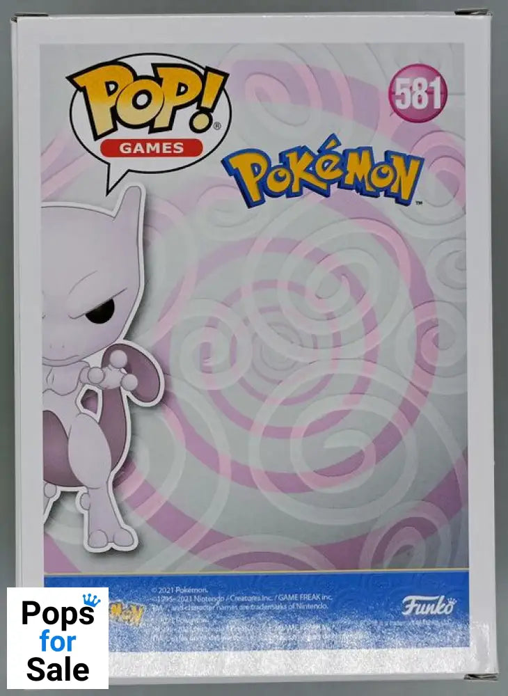 #581 Mewtwo Flocked - Pokemon Funko POP