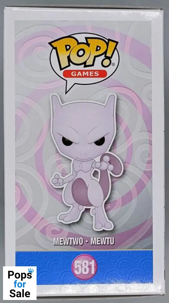 #581 Mewtwo Flocked - Pokemon Funko POP
