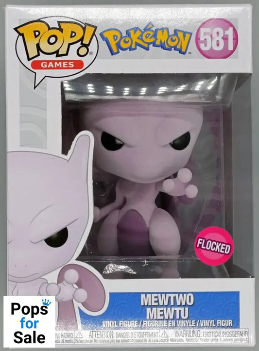 #581 Mewtwo Flocked - Pokemon Funko POP