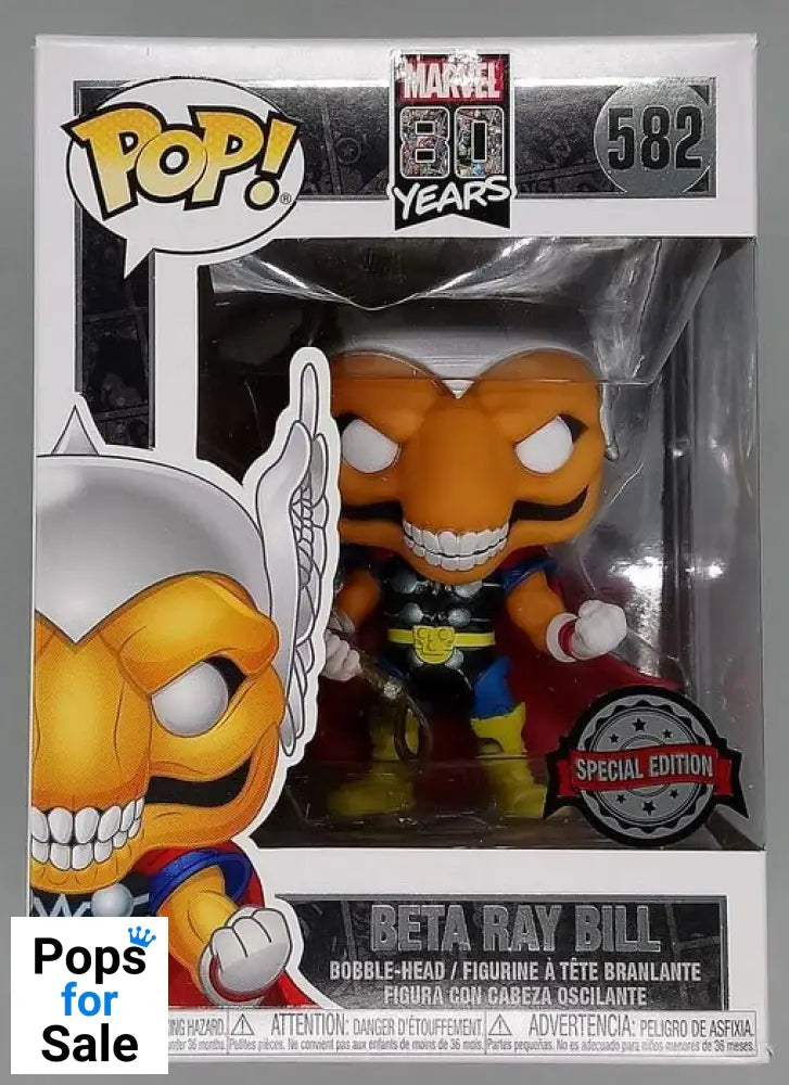 582 Beta Ray Bill - Marvel 80 Years - Funko POP - Box Damaged