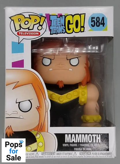 #584 Mammoth - Teen Titans Go! - Box Damaged Funko POP