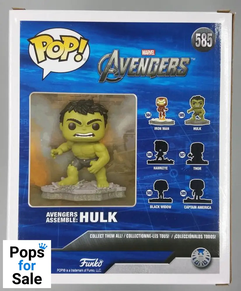 #585 Avengers Assemble: Hulk - Deluxe - Marvel Funko POP