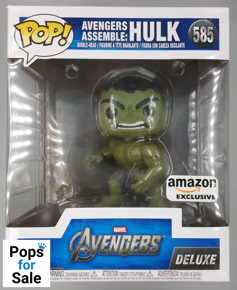 #585 Avengers Assemble: Hulk - Deluxe - Marvel Funko POP