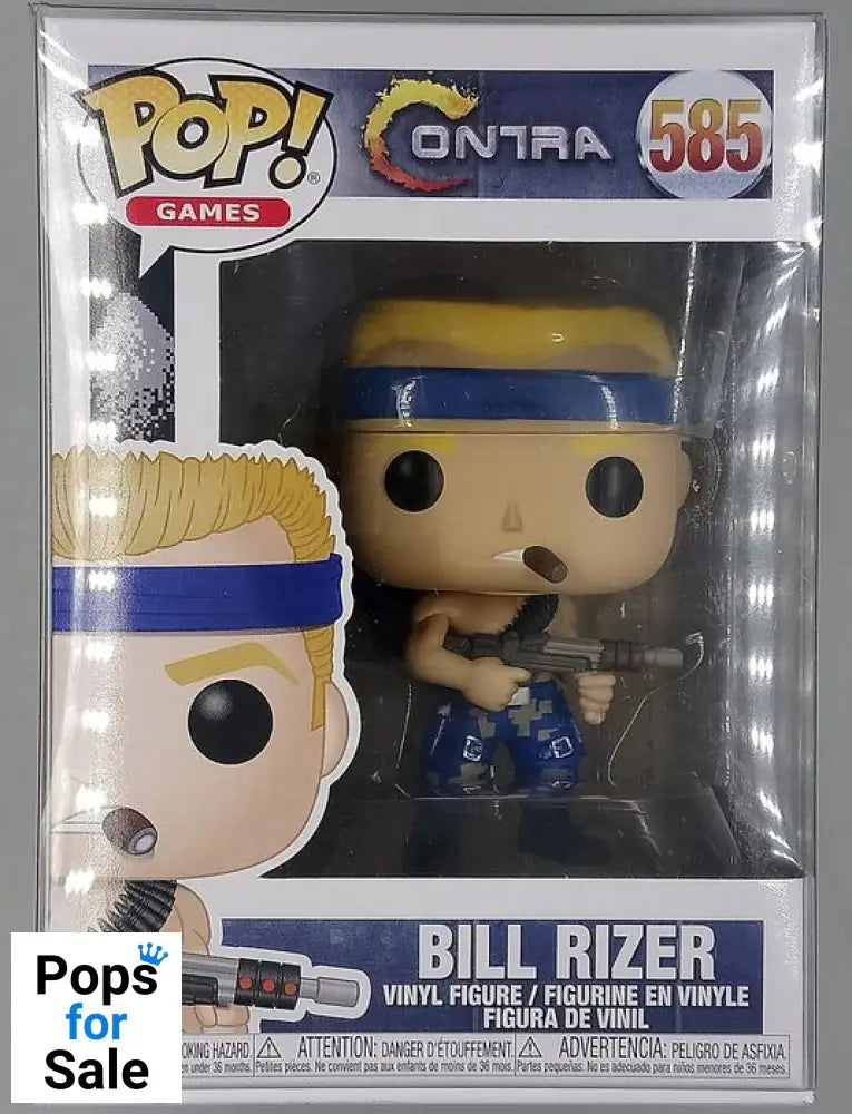 #585 Bill Rizer - Contra Funko POP