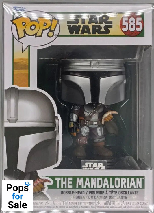 585 The Mandalorian - Star Wars Book of Boba Fett - New Funko POP in Protector