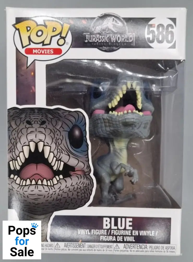 #586 Blue - Jurassic World Fallen Kingdom Funko POP