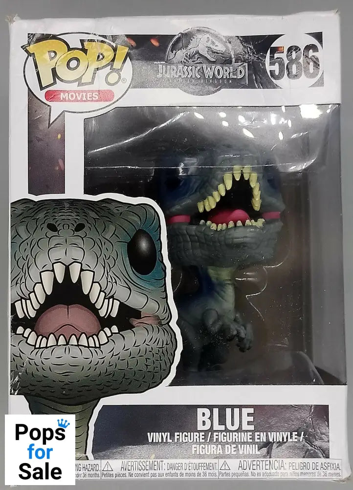 586 Blue - Jurassic World Fallen Kingdom - Funko POP - Box Damaged