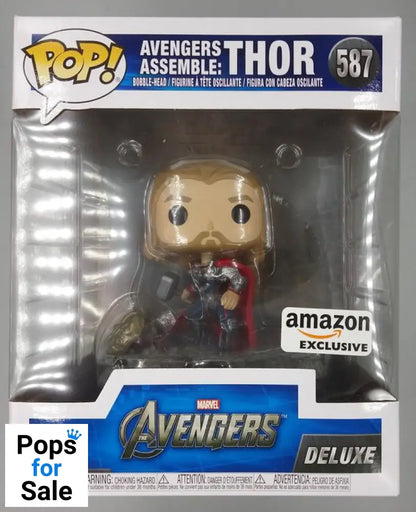 #587 Avengers Assemble: Thor - Deluxe - Marvel Funko POP