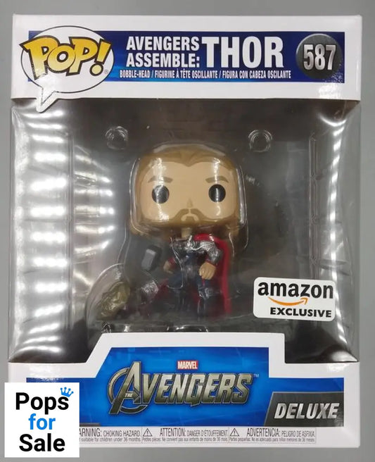 #587 Avengers Assemble: Thor - Deluxe - Marvel Funko POP