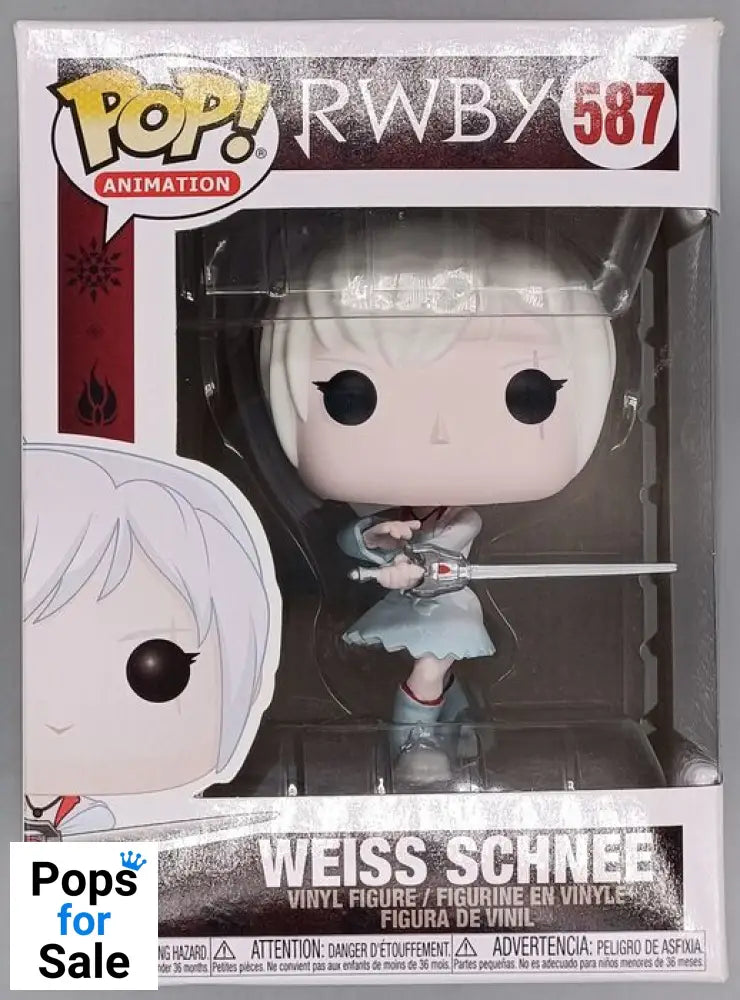 #587 Weiss Schnee - RWBY - Box Damaged Funko POP