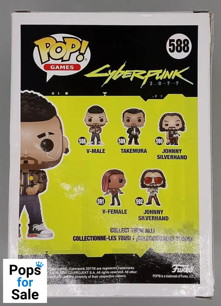 588 V-Male - Cyberpunk 2077 - Box Damaged Funko POP