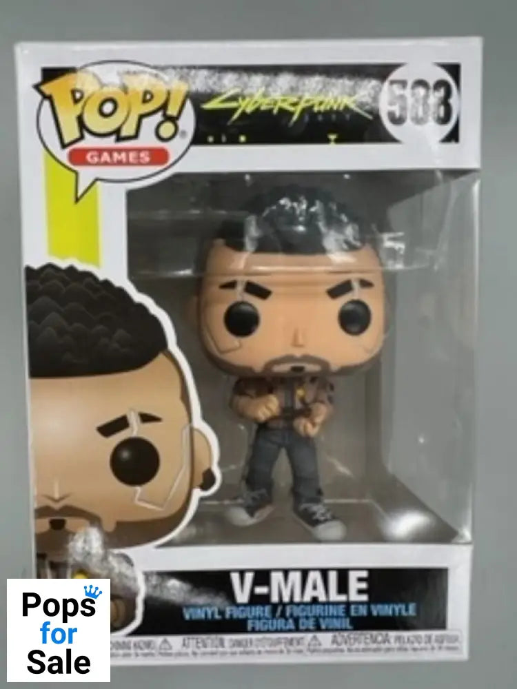 588 V-Male - Cyberpunk 2077 - Box Damaged Funko POP