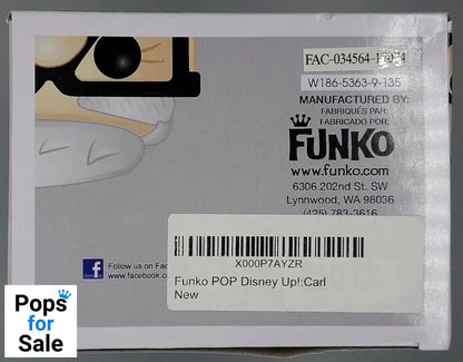 #59 Carl - Disney Up! - Box Damaged Funko POP