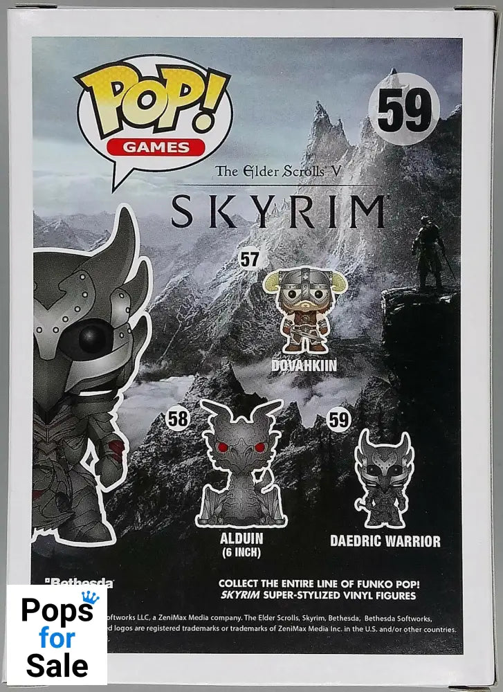 59 Daedric Warrior - Elder Scrolls Skyrim - Funko POP