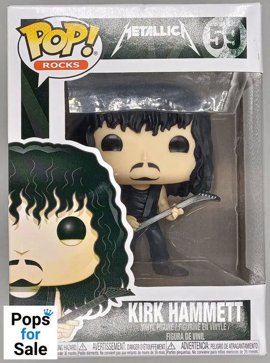 59 Kirk Hammett - Rocks - Metallica - Box Damaged Funko POP