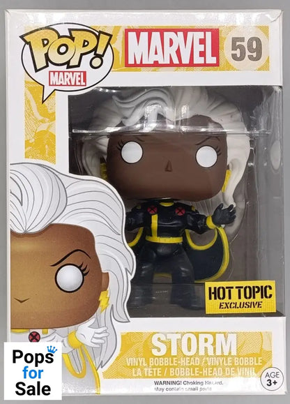 59 Storm (Black Suit) - Marvel X-Men - Box Damaged Funko POP