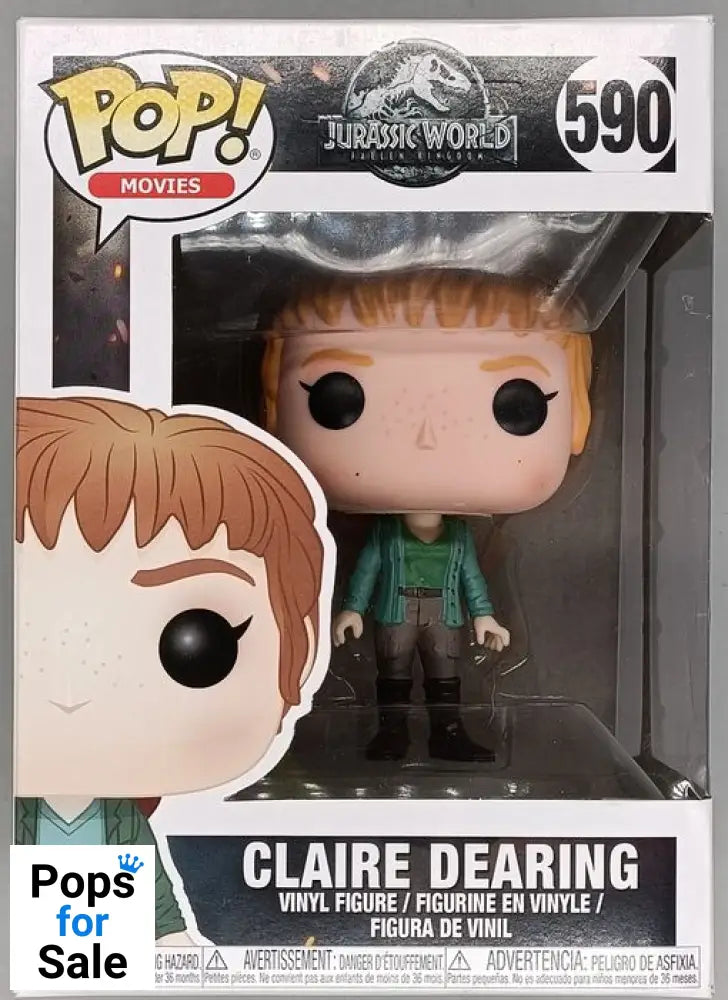 #590 Claire Dearing - Jurassic World - Box Damaged Funko POP