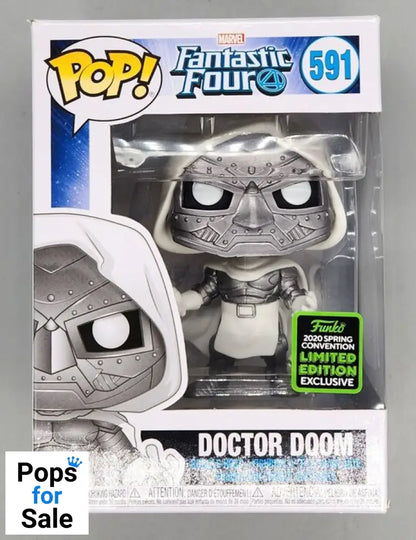 #591 Doctor Doom (God Emperor) Fantastic Four 2020 Con Box Damaged Funko POP