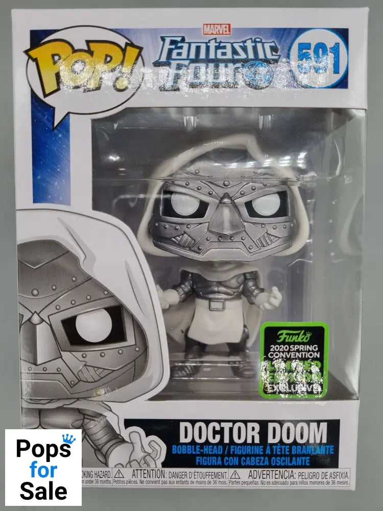 #591 Doctor Doom (God Emperor) Fantastic Four - 2020 Con Funko POP