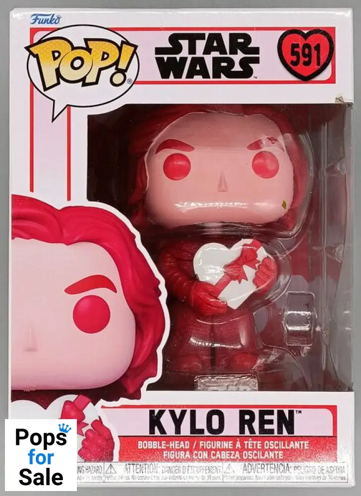 #591 Kylo Ren (Valentine) Star Wars - Box Damaged Funko POP