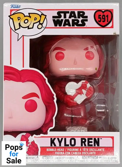 #591 Kylo Ren (Valentine) Star Wars - Box Damaged Funko POP