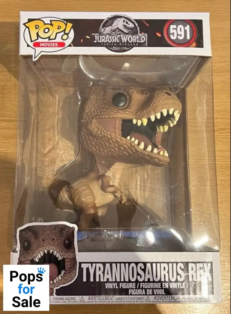 #591 Tyrannosaurus Rex 10 Inch Jurassic World - Box Damaged Funko POP