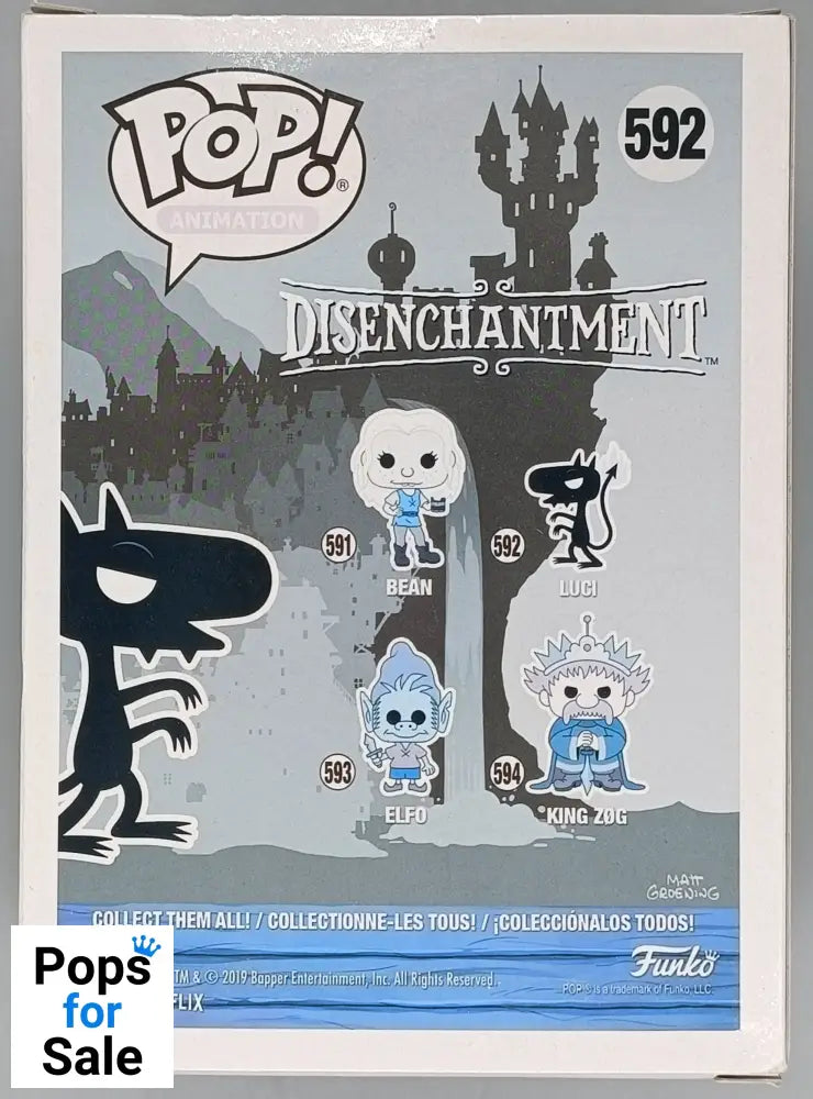 592 Luci - Disenchantment - Box Damaged Funko POP