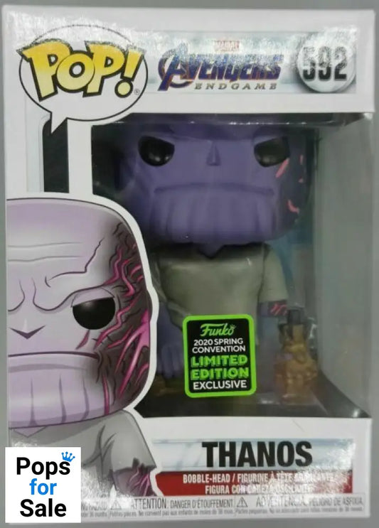 592 Thanos (Detachable Arm) Marvel Avengers Endgame 2020 Con Funko POP