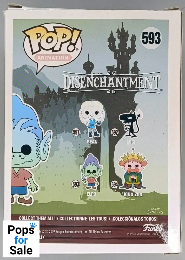 593 Elfo - Disenchantment - Box Damaged Funko POP