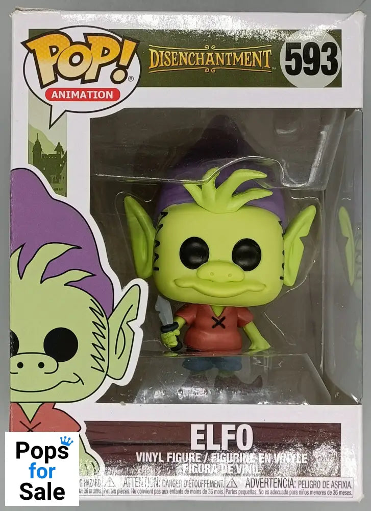 593 Elfo - Disenchantment - Box Damaged Funko POP