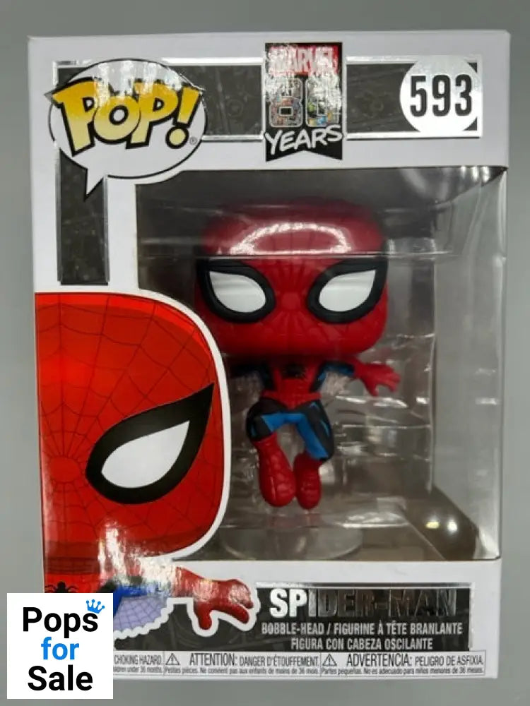 #593 Spider-Man (First Appearance) - Marvel 80 - Box Damaged Funko POP