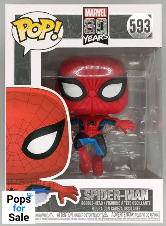 #593 Spider-Man (First Appearance) - Marvel 80 Years Funko POP