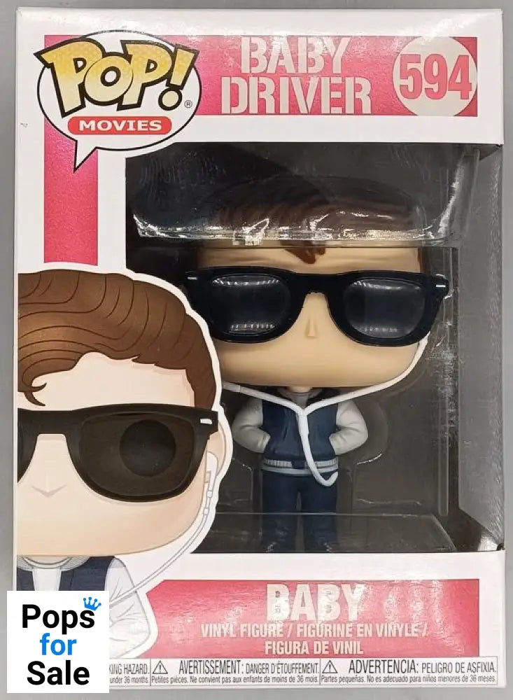 #594 Baby - Baby Driver - Box Damaged Funko POP